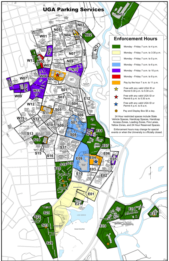 Enforcement Hours Parking Services