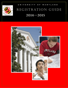 Registration GUIDE - Office of the Registrar