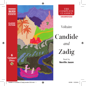 Candide Zadig - Naxos Spoken Word Library