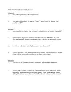 Candide Study Guide Questions - Mercer Island School District