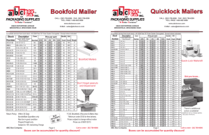Quicklock Mailers Bookfold Mailer
