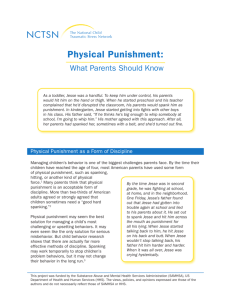 Physical Punishment - National Child Traumatic Stress Network