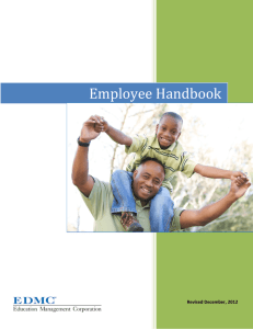 EDMC Employee Handbook - Education Management Corporation
