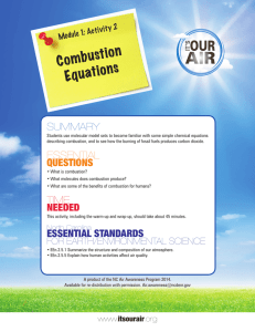 Combustion Equations