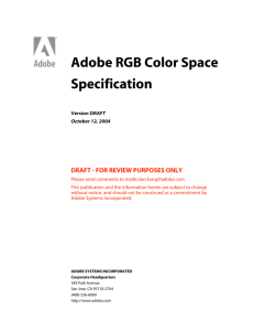 A Adobe RGB Color Space Specification