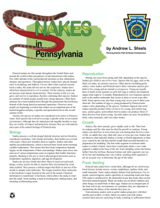 Snakes in Pennsylvania - Pennsylvania Fish and Boat Commission