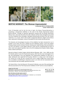 BERTHE MORISOT: The Woman Impressionist