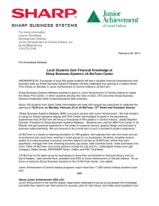Sharp Business Systems Press Release
