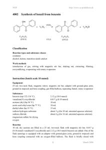 4002 Synthesis of benzil from benzoin