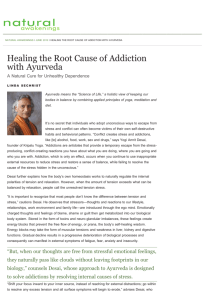 Healing the Root Cause of Addiction with Ayurveda