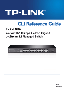 TL-SL5428E_V3_CLI_Guide - TP-Link