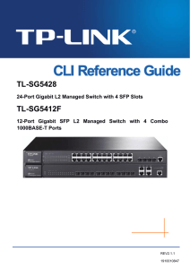 TL-SG5428_V1_CLI - TP-Link