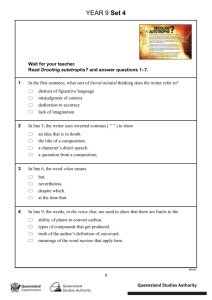 Set 4 Reading questions (PDF, 470 kB )