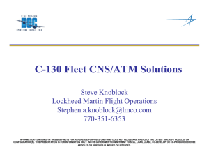 C-130 Fleet CNS/ATM Solutions