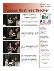 Kansas Business Teacher - Kansas Business Education Association