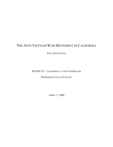 Anti-VietNam War Movement
