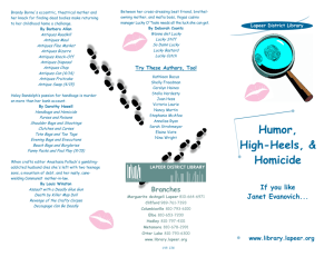 Humor, High-Heels, & Homicide