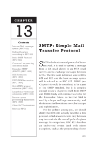 SMTP: Simple Mail Transfer Protocol