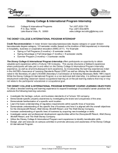 College & International Internship