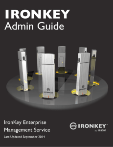 IronKey Enterprise Management Service Admin Guide