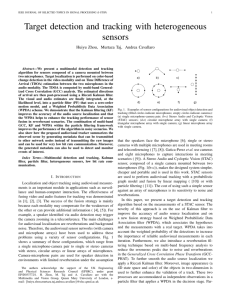 Target detection and tracking with heterogeneous sensors