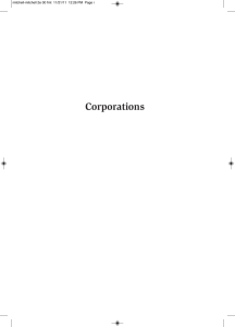 Corporations - Carolina Academic Press