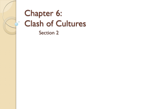 Chapter 6: Clash of Cultures