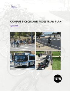 campus bicycle and pedestrian plan