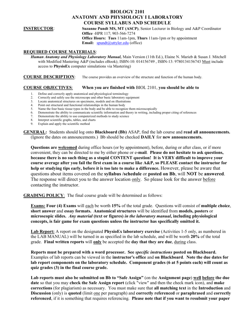 How To Write A Lab Report For Anatomy And Physiology – Write a lab