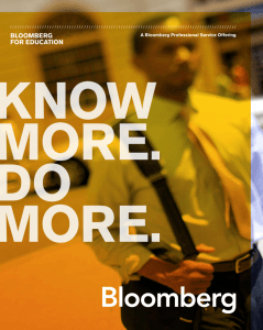 Bloomberg education