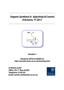 Organic Synthesis II