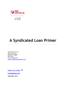 A Syndicated Loan Primer