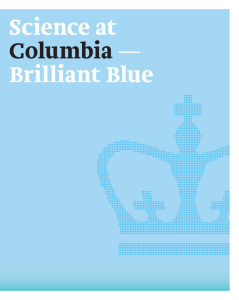 Science at Columbia — Brilliant Blue