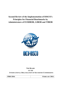 Second Review of the Implementation of IOSCO's Principles for