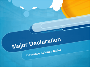 Major Declaration - UC Santa Cruz - University of California, Santa