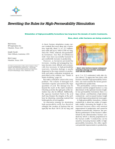 Rewriting the Rules for High-Permeability Stimulation