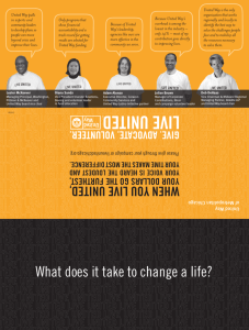 What does it take to change a life?