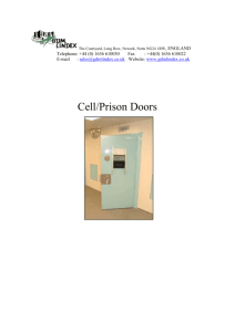 Cell/Prison Doors