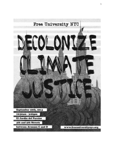 Decolonize Climate Justice - The Free University of NYC