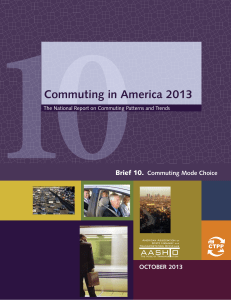 Commuting Mode Choice - Commuting in America