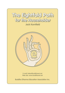 The Eightfold Path for Householders
