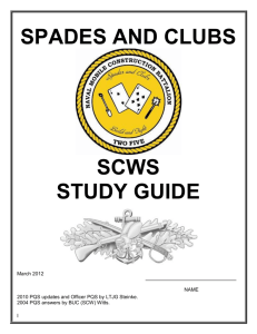 NMCB 25 SCWS Study Guide