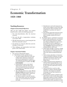 Chapter 9 Economic Transformation