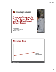 Growing Gap - International Center for Leadership in Education