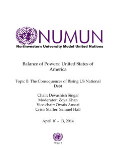 Balance of Powers: United States of America