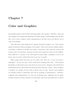 Chapter 7 Color and Graphics