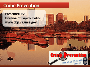 Crime Prevention - Virginia Capitol Police