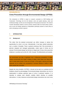 Crime Prevention through Environmental Design