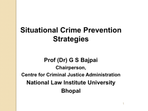 Situational Crime Prevention