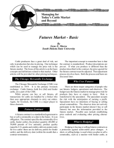 Futures Market - Basic
